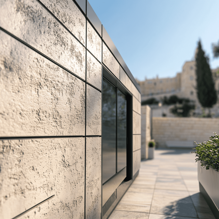 חיפוי מבנה דמוי אבן